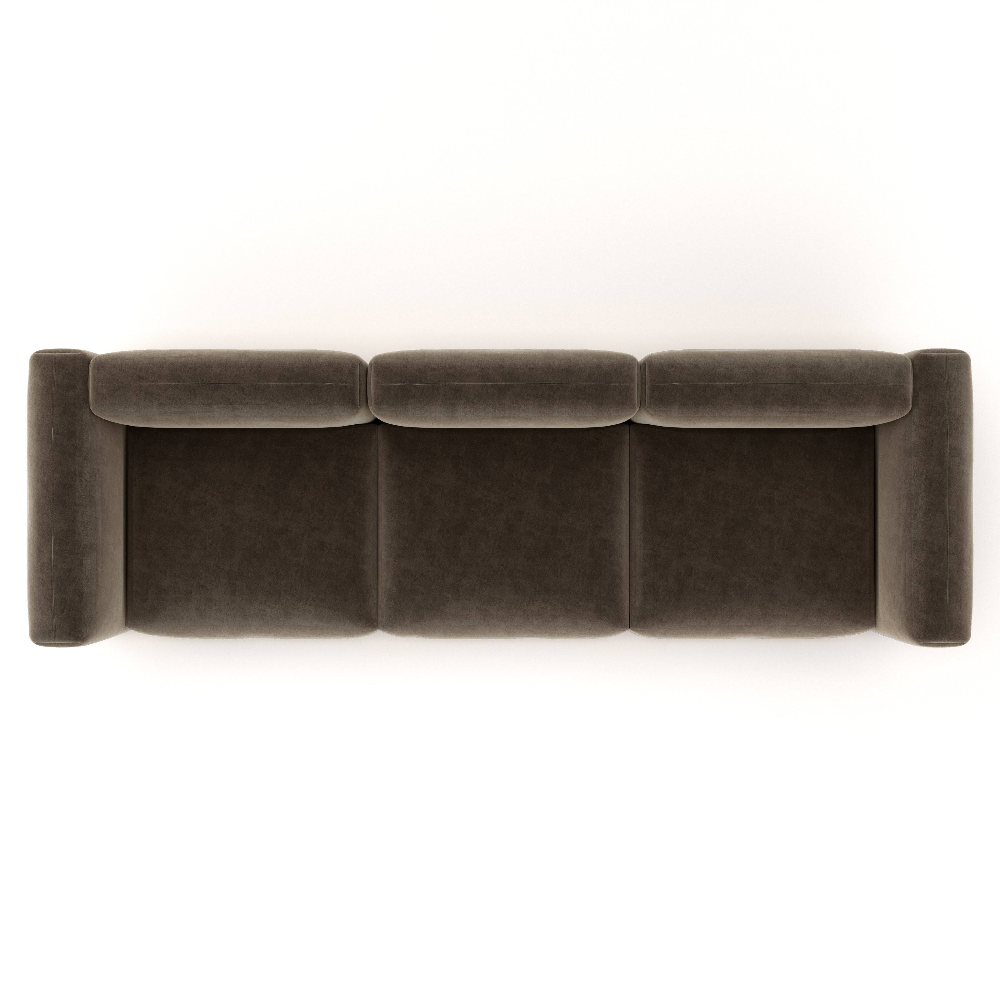 Charlotte Modular Sofa – Velvet Collection – Mocha