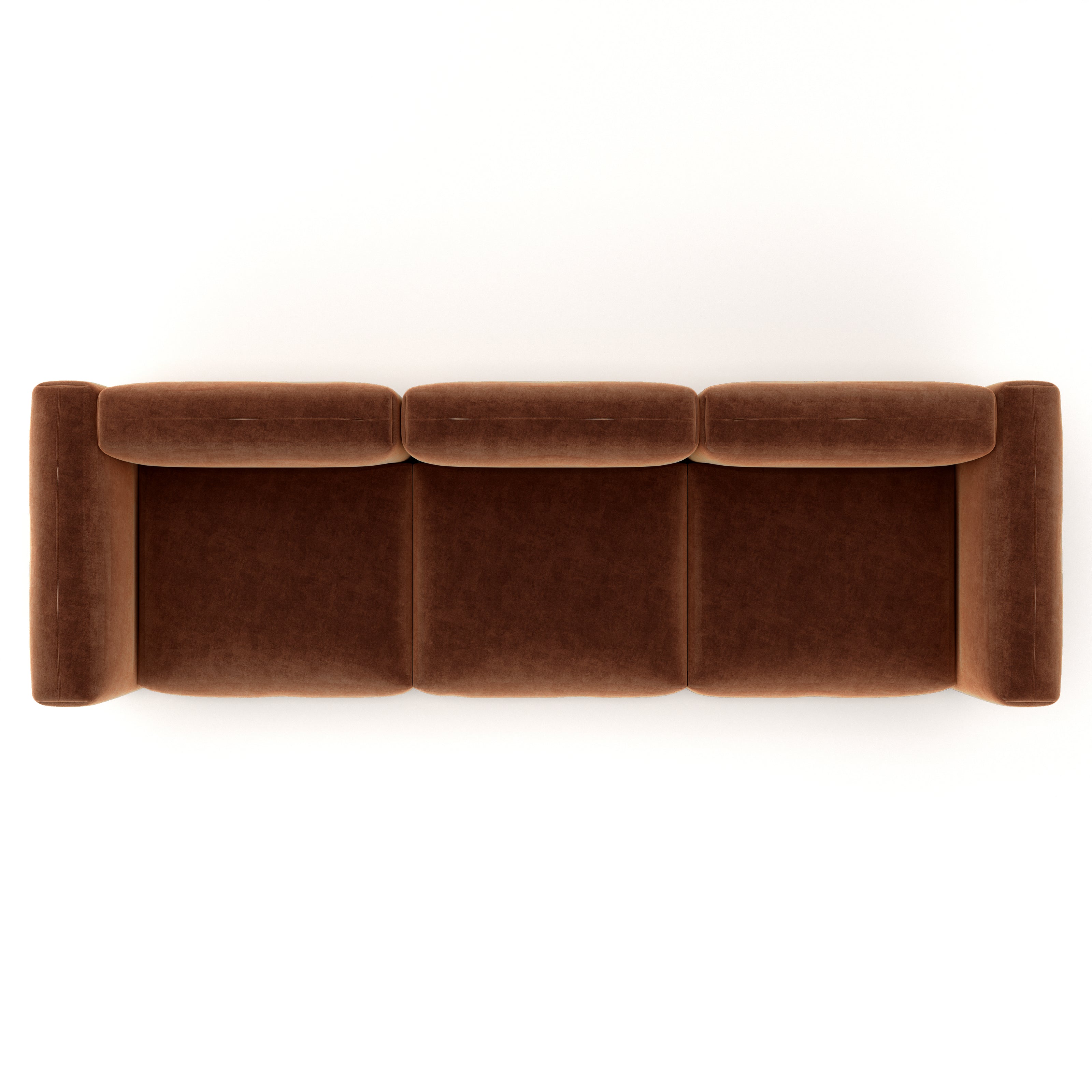 Charlotte Modular Sofa – Velvet Collection – Copper
