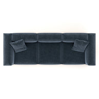 Eleanor Modular Sofa – Velvet Collection – Oxford Blue