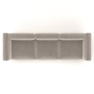 Charlotte Modular Sofa – Velvet Collection – Alabaster
