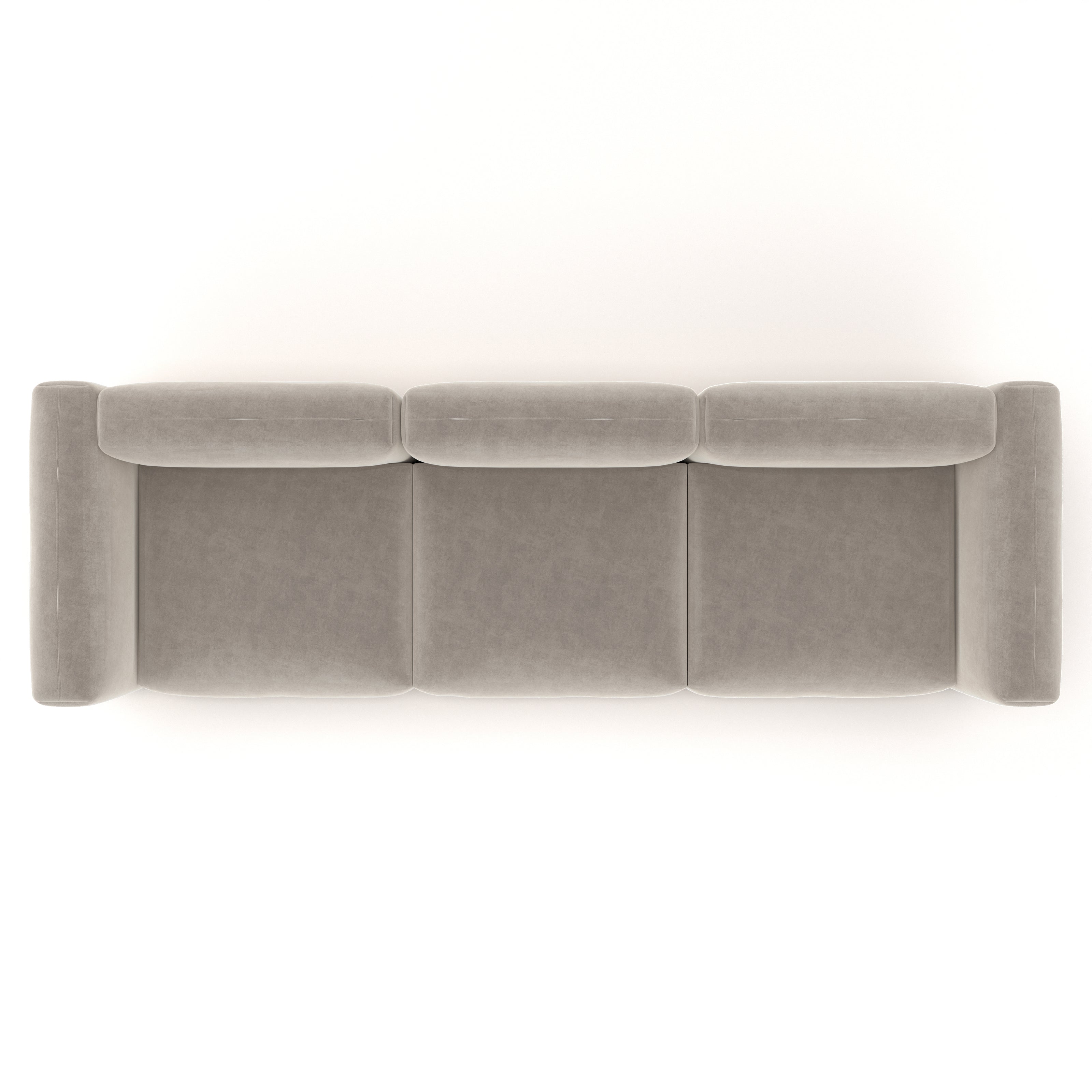 Charlotte Modular Sofa – Velvet Collection – Alabaster