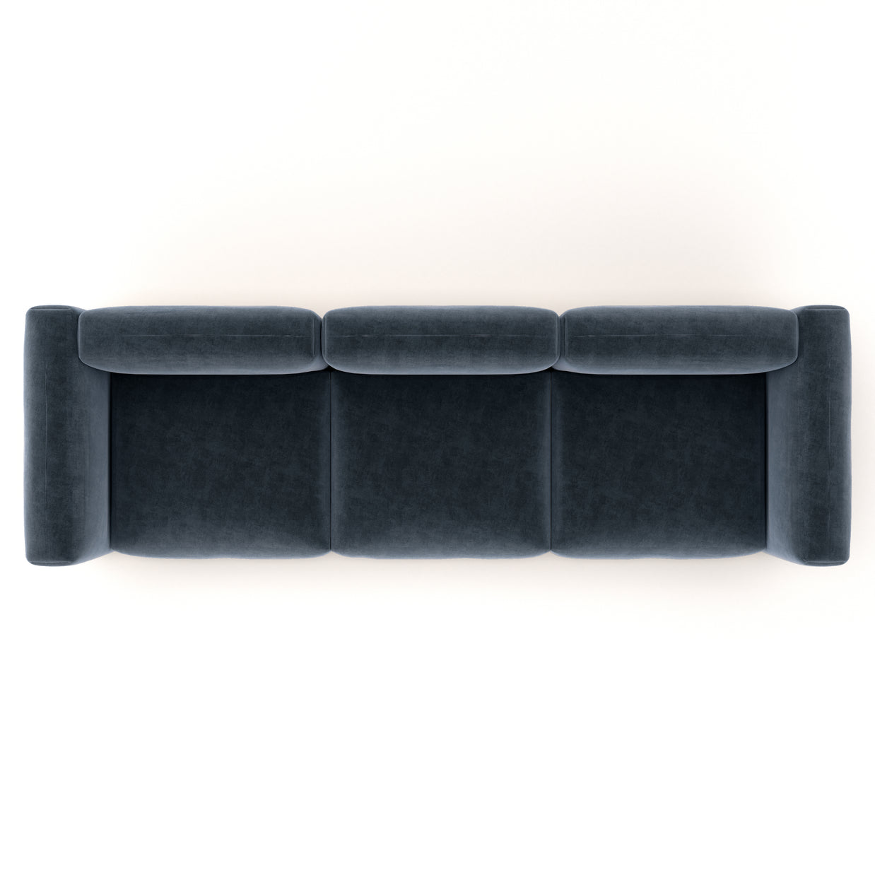 Charlotte Modular Sofa – Velvet Collection – Oxford Blue