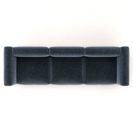 Charlotte Modular Sofa – Velvet Collection – Oxford Blue