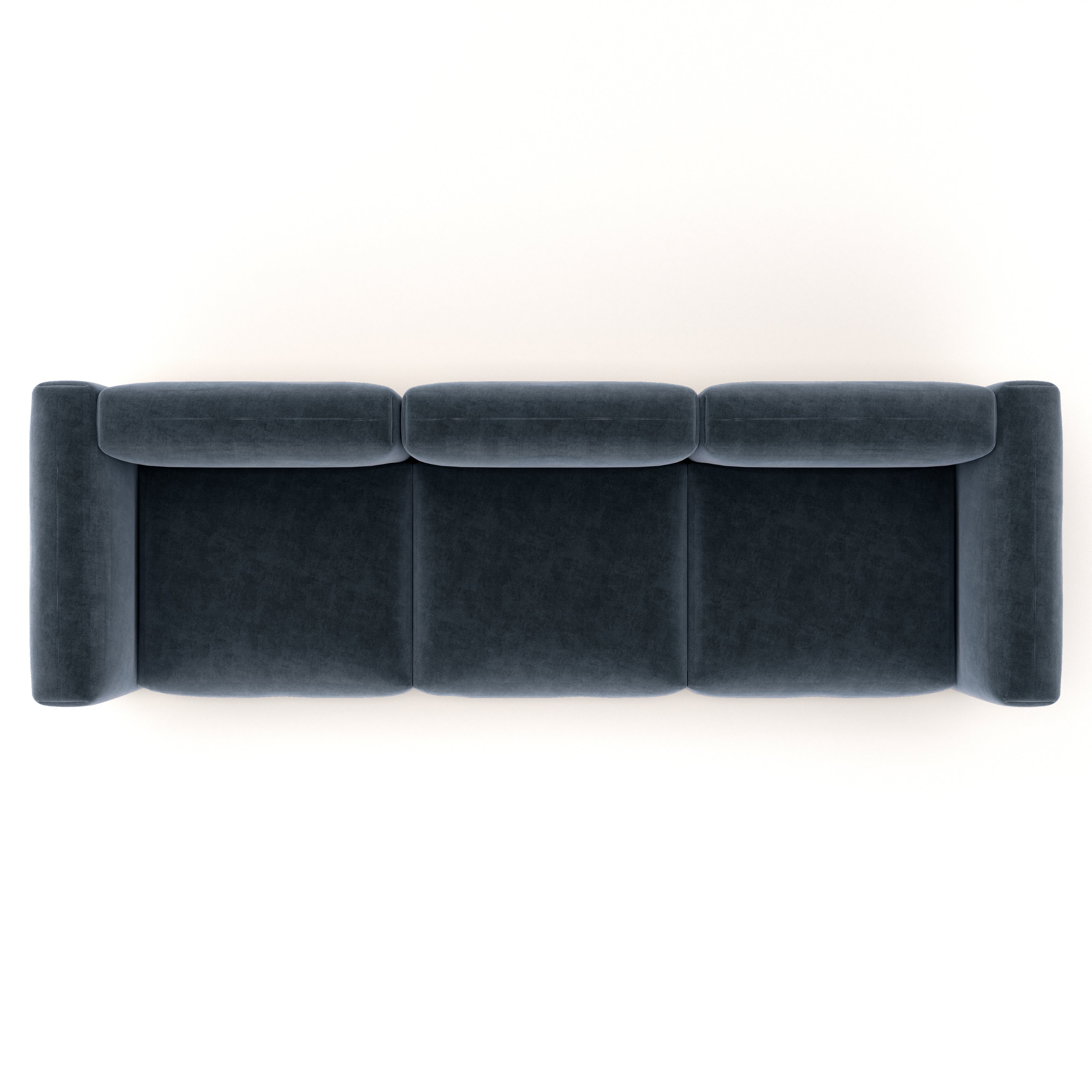 Charlotte Modular Sofa – Velvet Collection – Oxford Blue