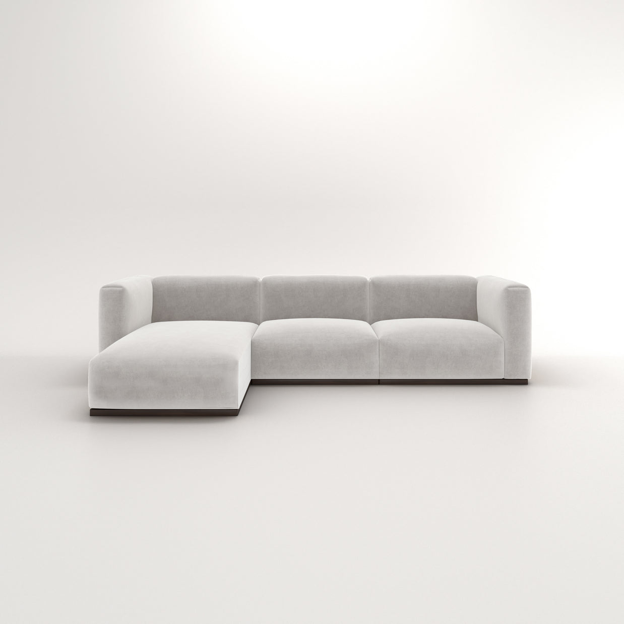 Charlotte Modular Sofa – Velvet Collection – Pearl