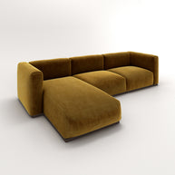 Charlotte Modular Sofa – Velvet Collection – Ochre