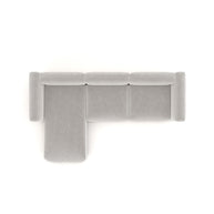 Charlotte Modular Sofa – Velvet Collection – Pearl