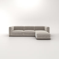 Charlotte Modular Sofa – Velvet Collection – Alabaster