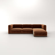 Charlotte Modular Sofa – Velvet Collection – Copper