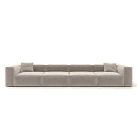 Eleanor Modular Sofa – Velvet Collection – Alabaster