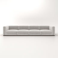 Charlotte Modular Sofa – Velvet Collection – Pearl
