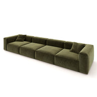 Eleanor Modular Sofa – Velvet Collection – Olive