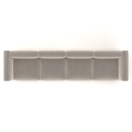 Charlotte Modular Sofa – Velvet Collection – Alabaster