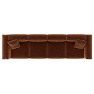 Eleanor Modular Sofa – Velvet Collection – Copper