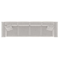 Eleanor Modular Sofa – Velvet Collection – Pearl