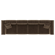 Eleanor Modular Sofa – Velvet Collection – Mocha