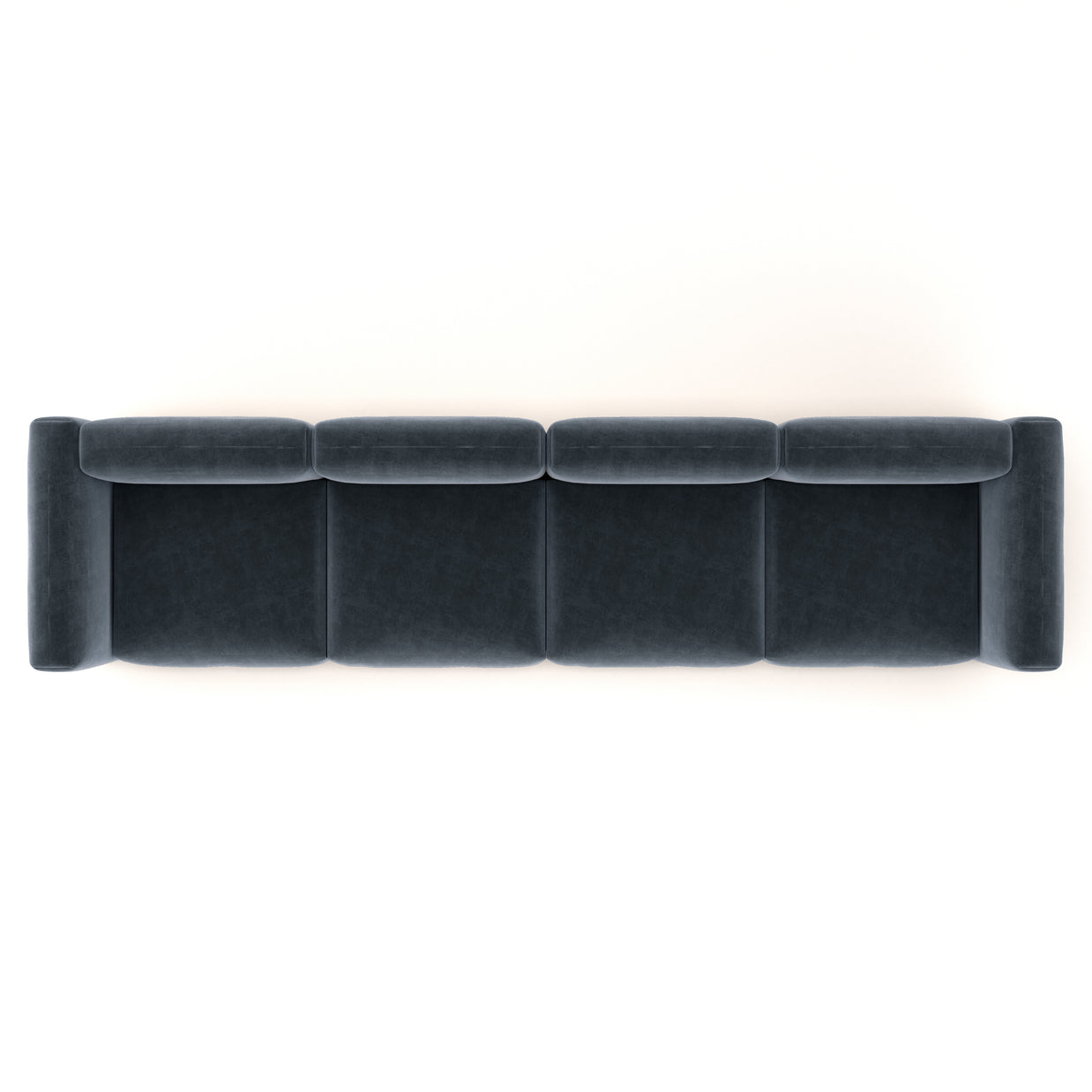 Charlotte Modular Sofa – Velvet Collection – Oxford Blue