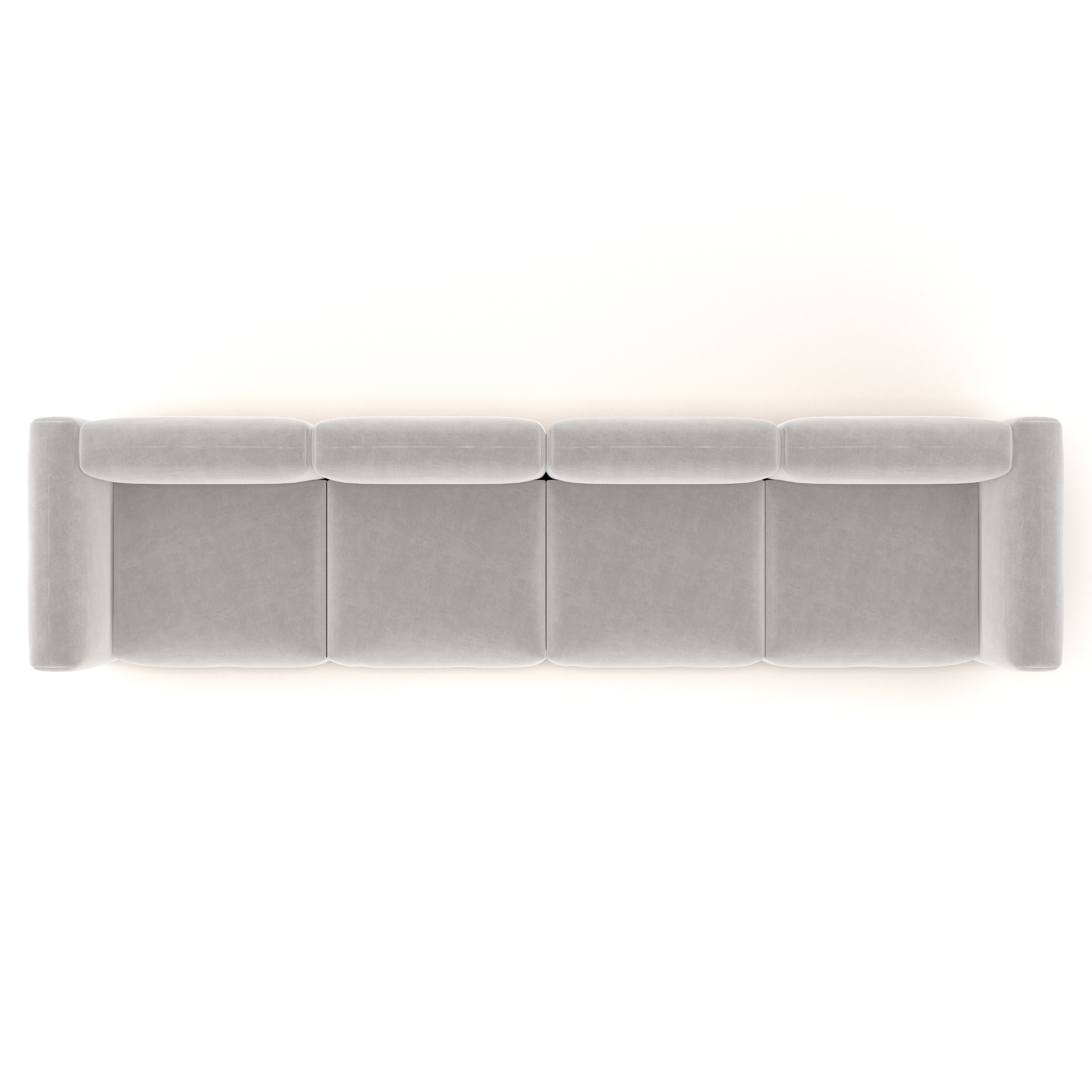 Charlotte Modular Sofa – Velvet Collection – Pearl