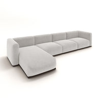 Charlotte Modular Sofa – Velvet Collection – Pearl