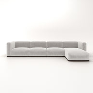 Charlotte Modular Sofa – Velvet Collection – Pearl