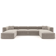 Eleanor Modular Sofa – Velvet Collection – Alabaster