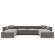 Eleanor Modular Sofa – Velvet Collection – Champagne