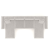 Eleanor Modular Sofa – Velvet Collection – Pearl